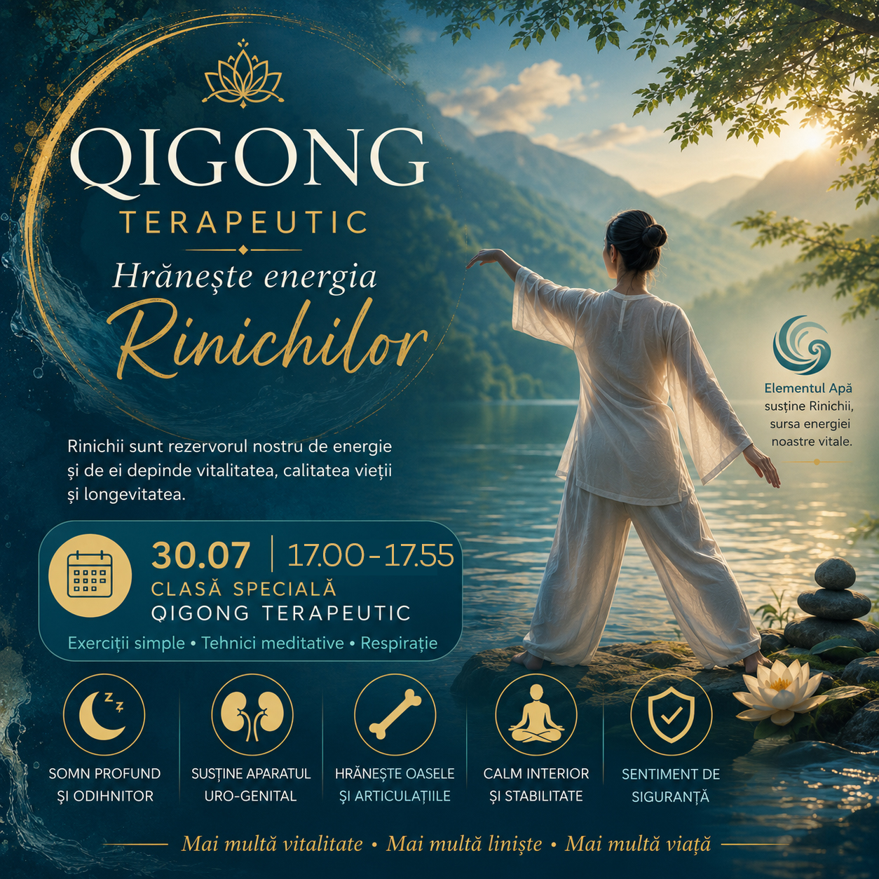 Qigong terapeutic pentru Rinichi
